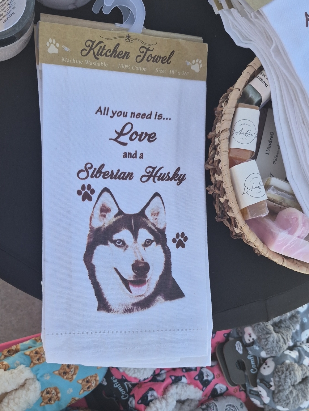 Siberian Husky Kitchen Towel